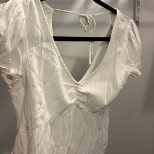 Hollister White Blouse